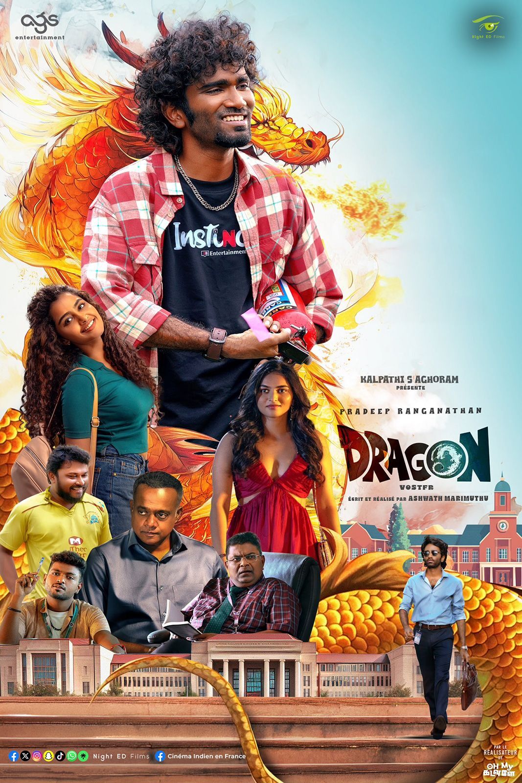 Download Dragon (2025) ORG. 5.1 [Hindi + Tamil] WEB-DL 480p [600MB] | 720p [1.4GB] | 1080p [3.2GB]