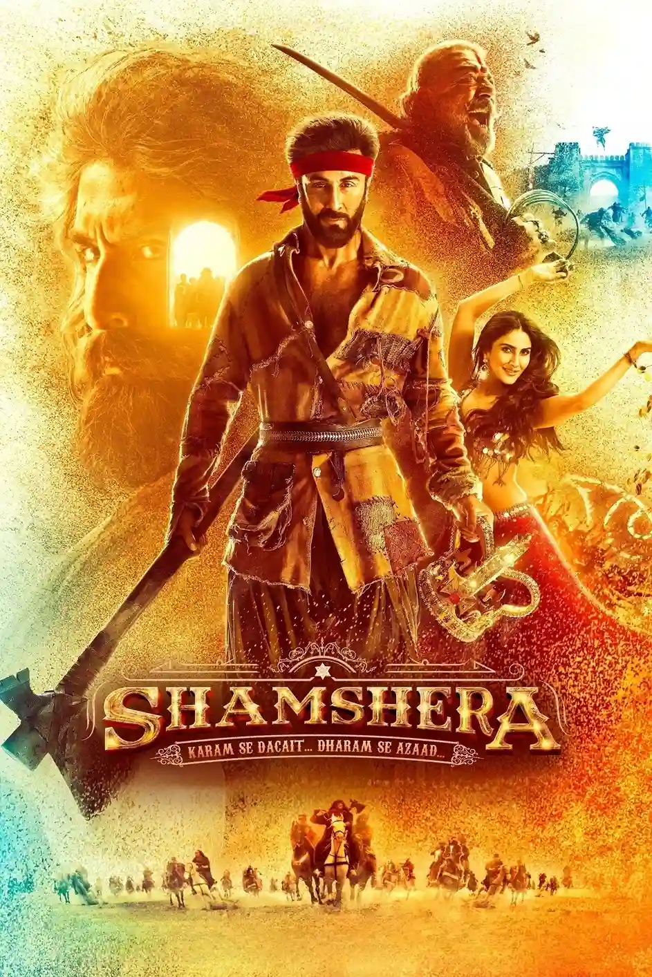 Download Shamshera (2022) Hindi Full Movie WEB-DL 480p [450MB] | 720p [1.2GB] | 1080p [3GB] | 2160p 4K [14GB]